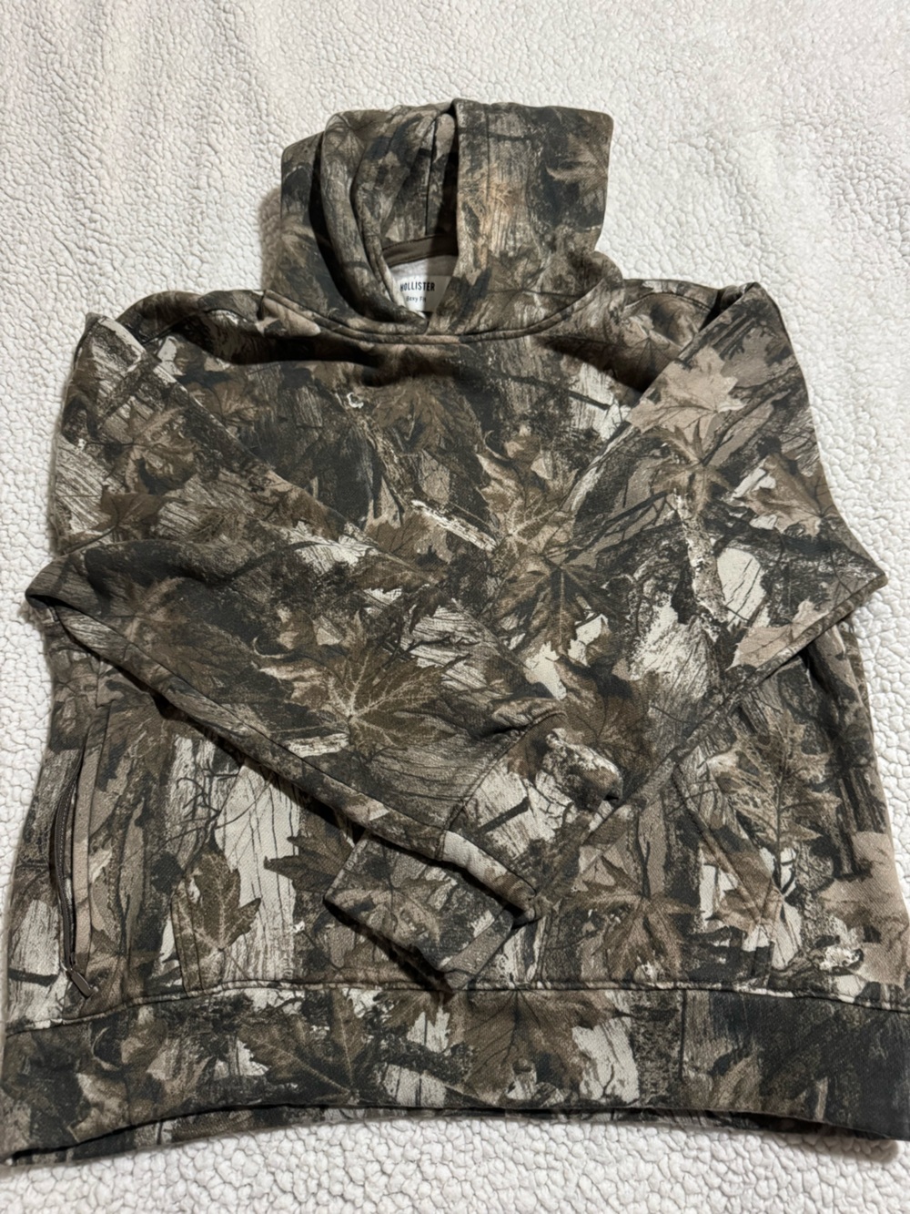 Hollister Camouflage Long-Sleeve Shirt - Brown, Green, Black